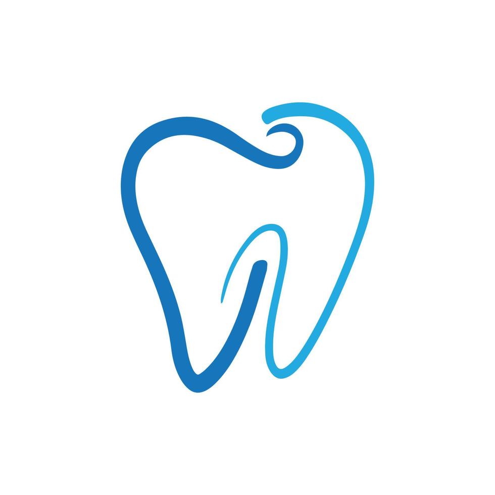 plantilla de vector de diseño de logotipo dental. logotipo de dentista creativo. logotipo vectorial de la clínica dental.