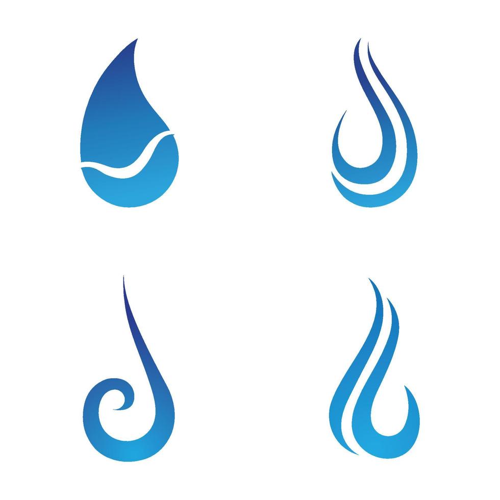 Water drop Logo Template vector