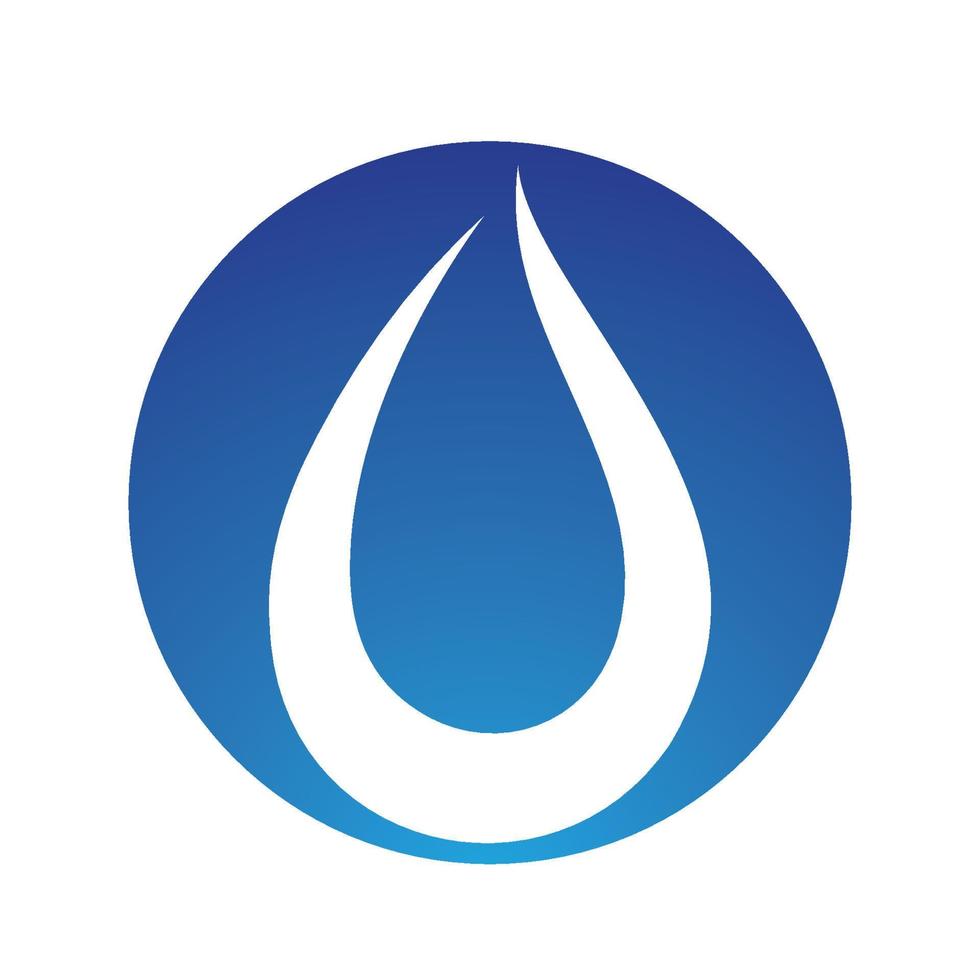 vector de plantilla de logotipo de gota de agua