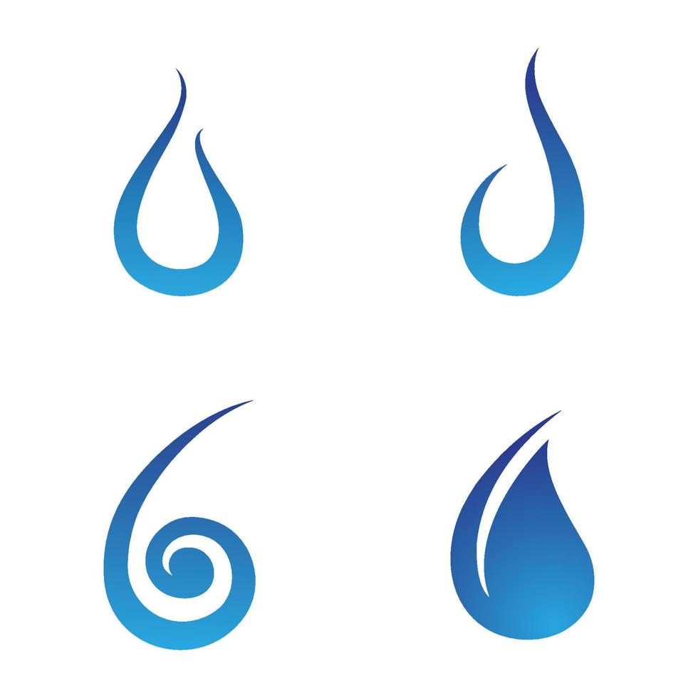 Water drop Logo Template vector