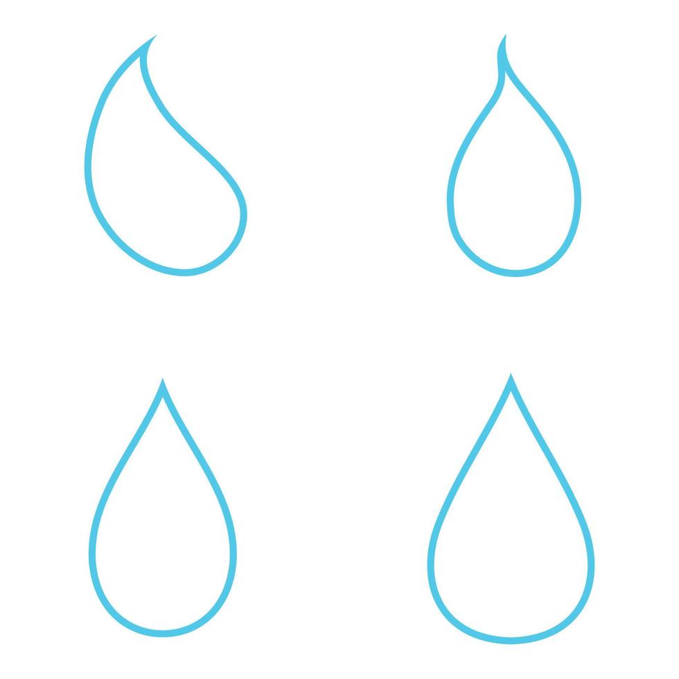 Water drop Logo Template vector