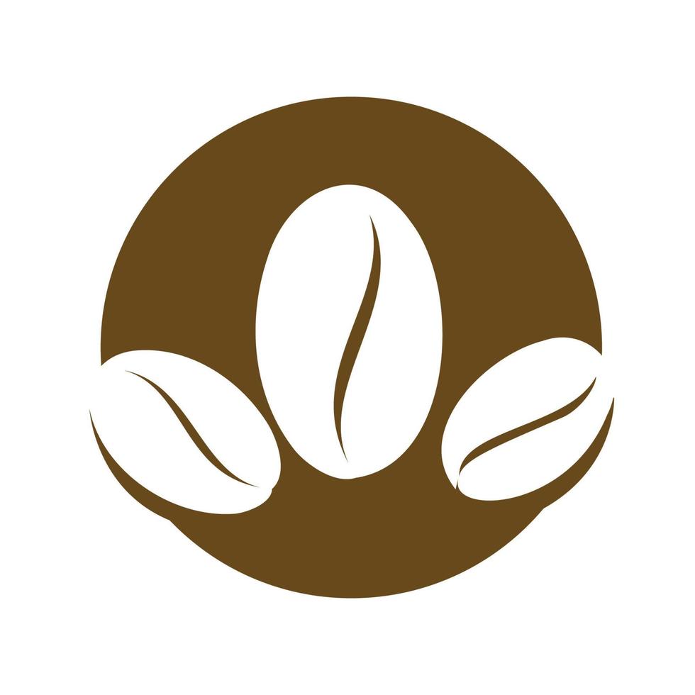 coffee bean icon vector