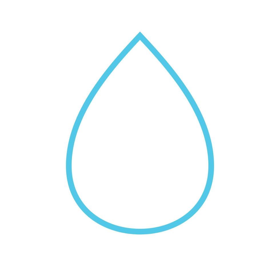 vector de plantilla de logotipo de gota de agua