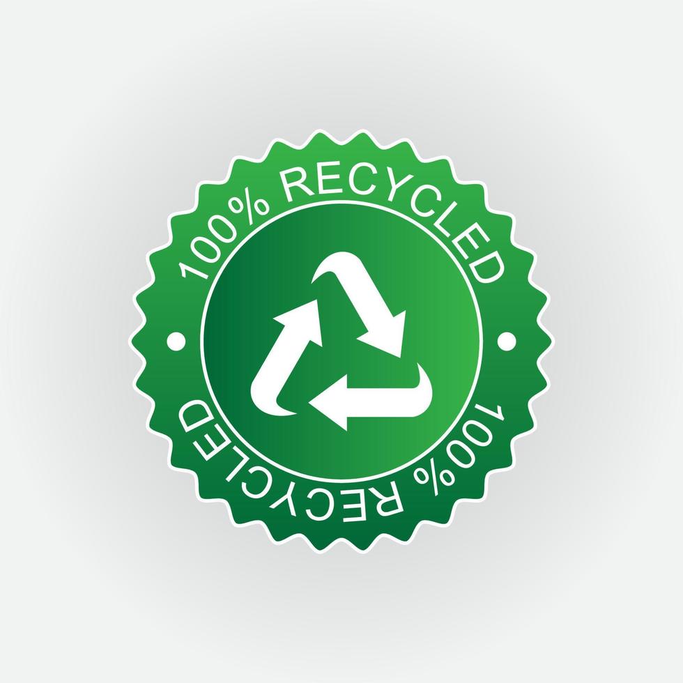 ecology badge vector. ecology icon vector illustration