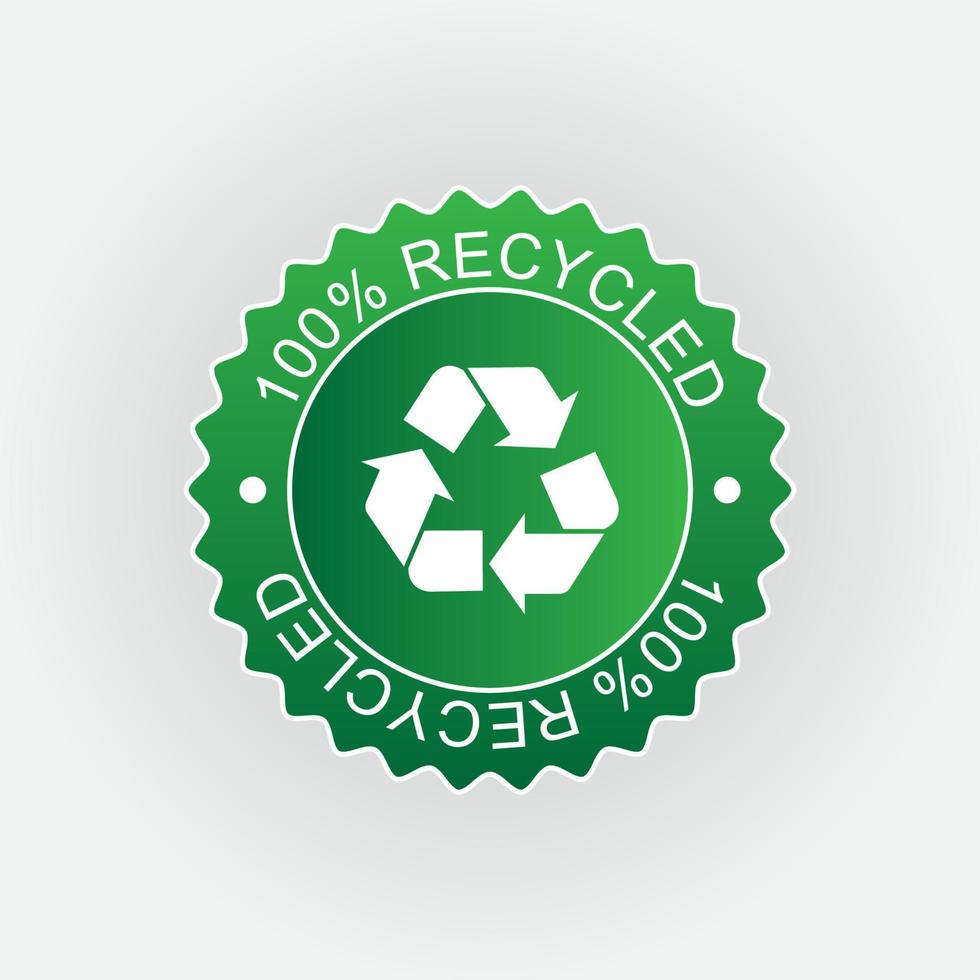 ecology badge vector. ecology icon vector illustration