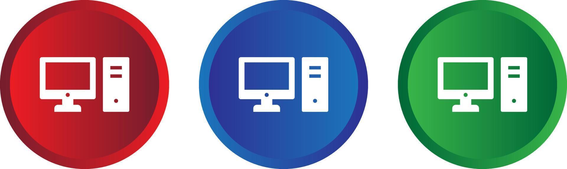 computer icon vector. computer icon vector illustration