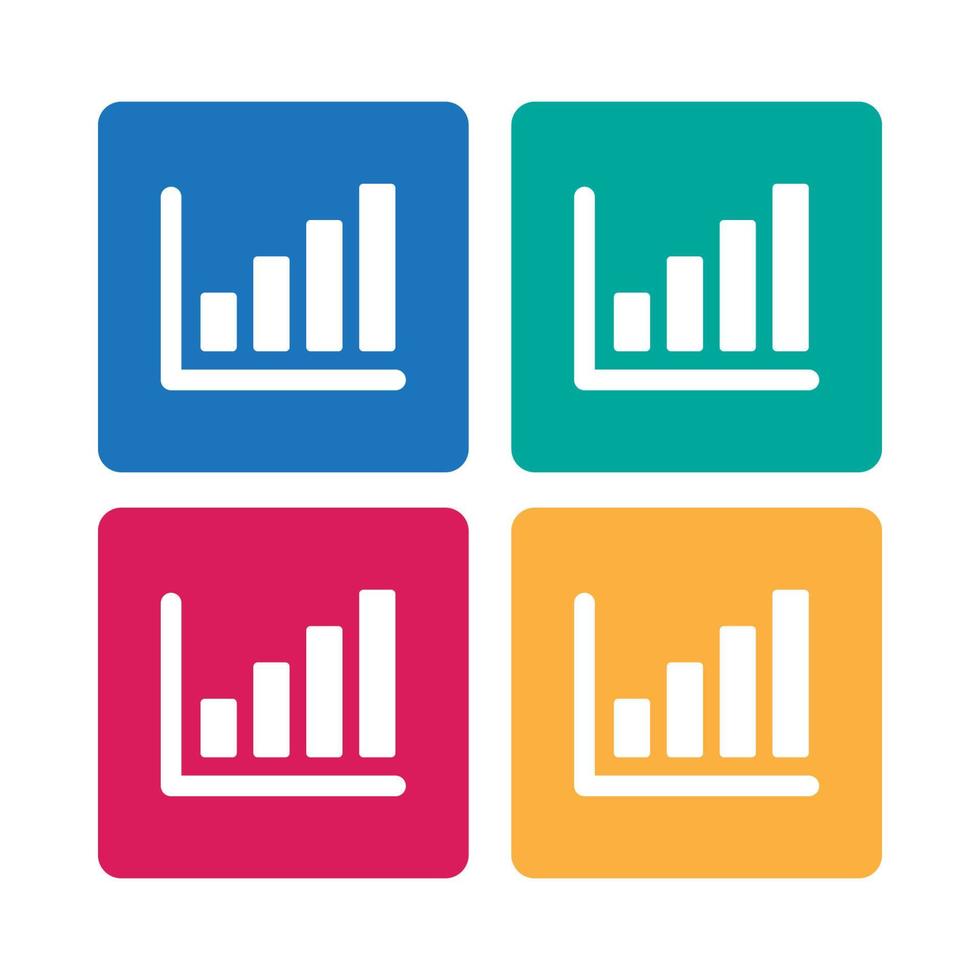 Growing Graph icon vector illustration