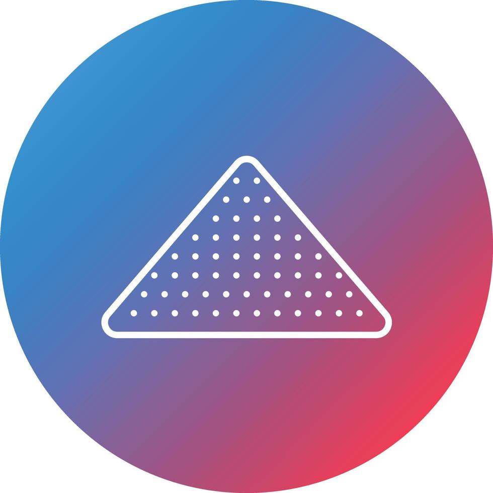 Tinder Line Gradient Circle Background Icon vector