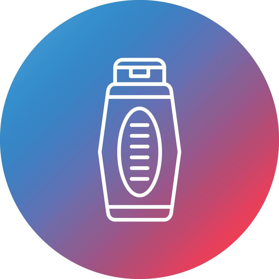 Conditioner Line Gradient Circle Background Icon 16825958 Vector Art at
