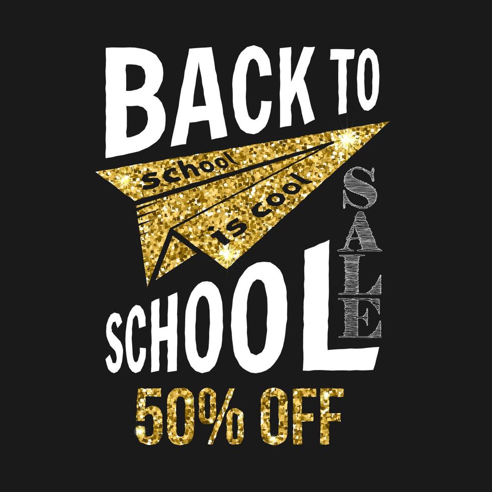 The Big Back to School Sale design vector