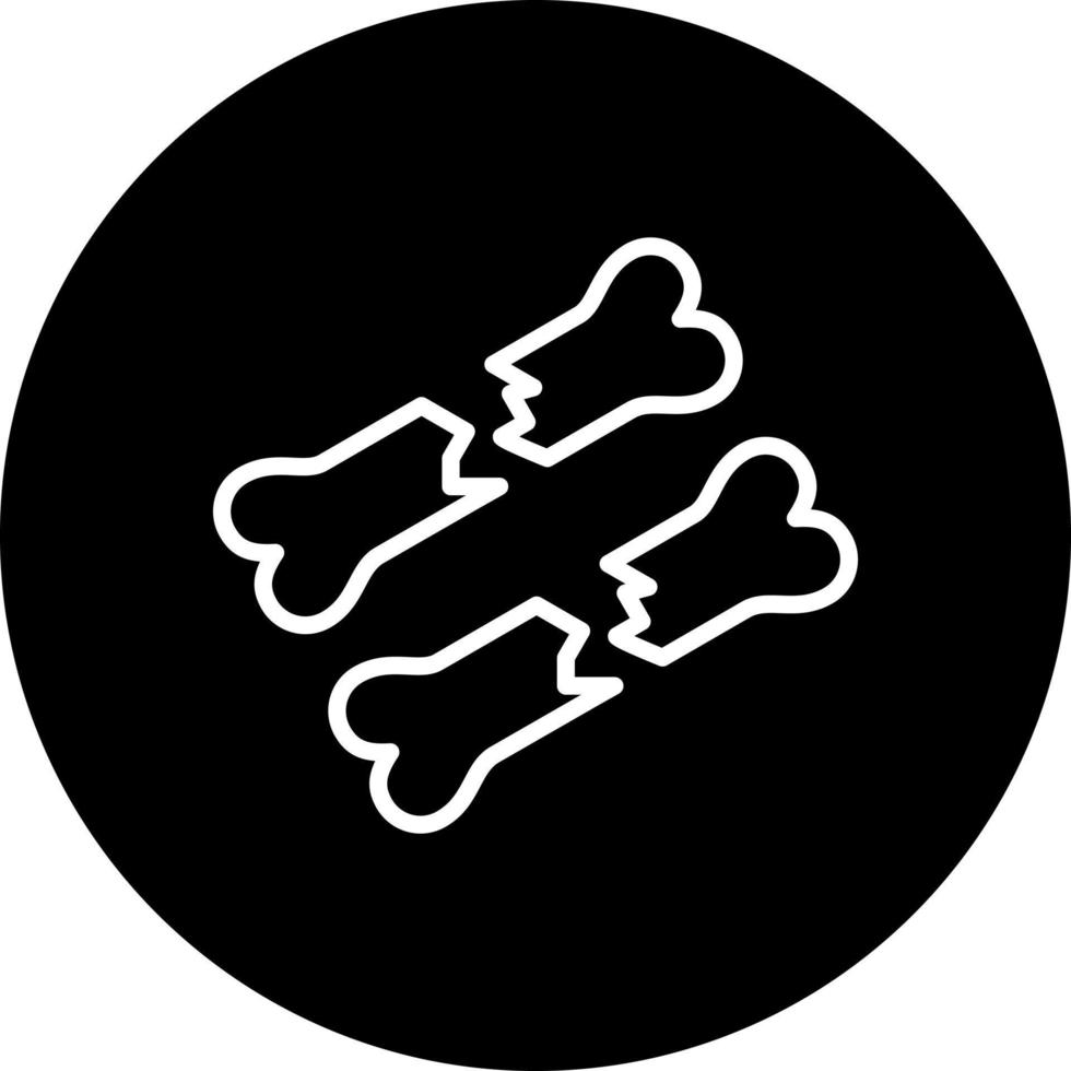 Broken Bone Vector Icon
