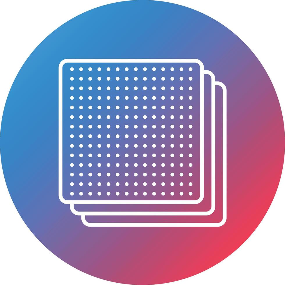 Abrasives Line Gradient Circle Background Icon vector