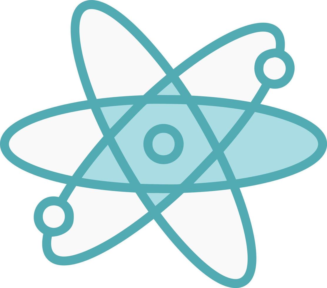 icono de vector de símbolo de energía nuclear