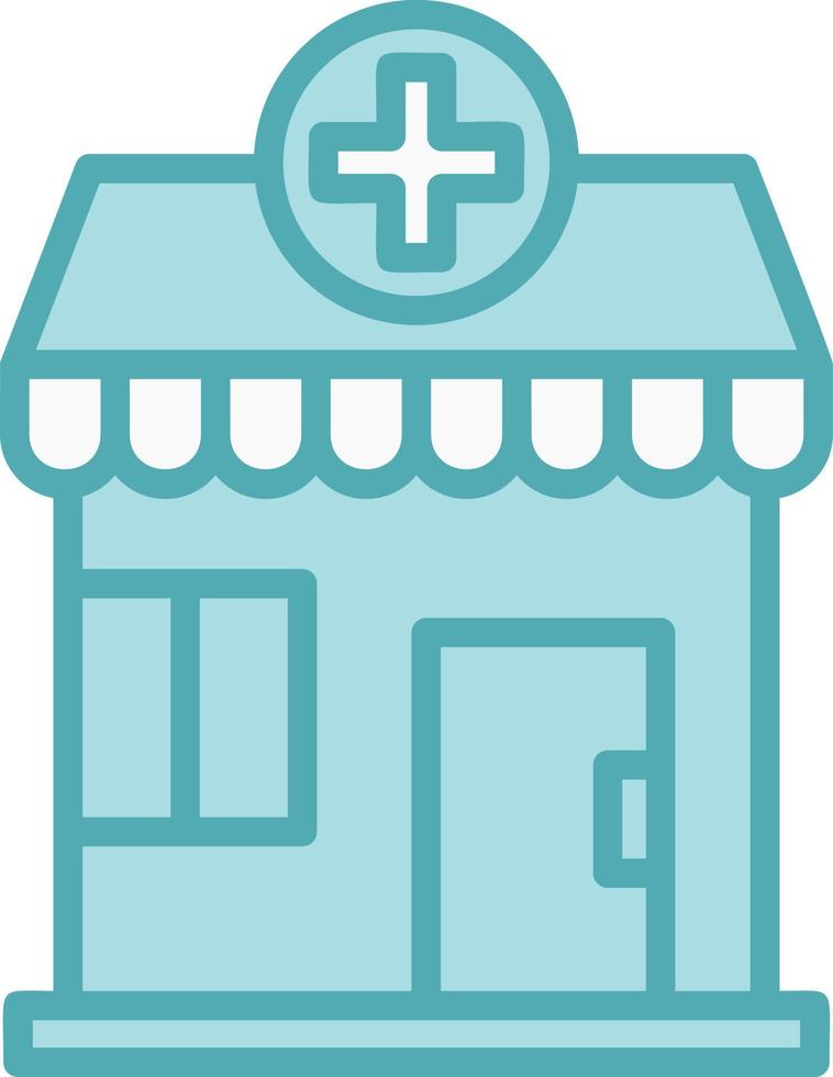 Pharmacy Building Vector Icon