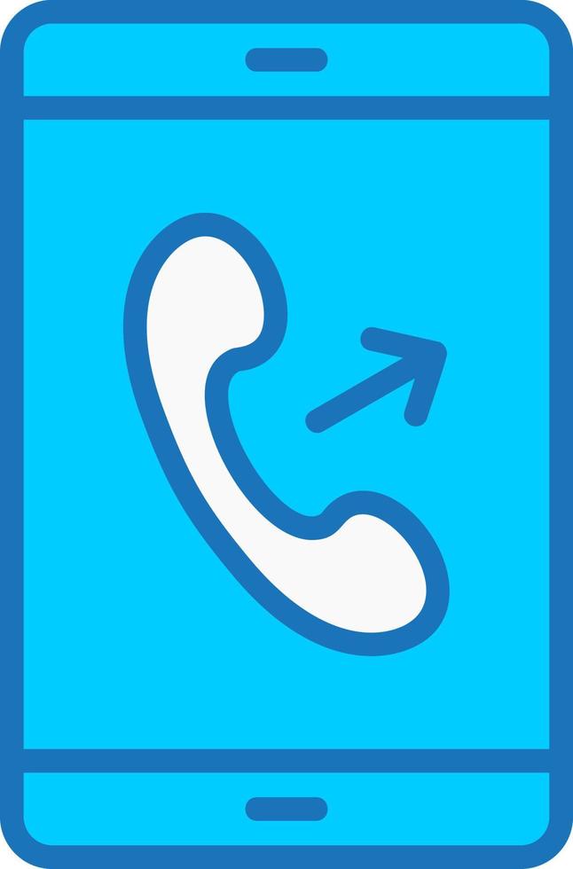 Outgoing Call Vector Icon