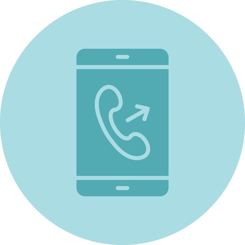 Outgoing Call Vector Icon