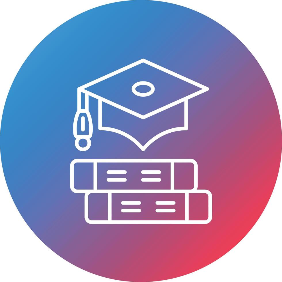 Course Line Gradient Circle Background Icon 16827926 Vector Art at Vecteezy