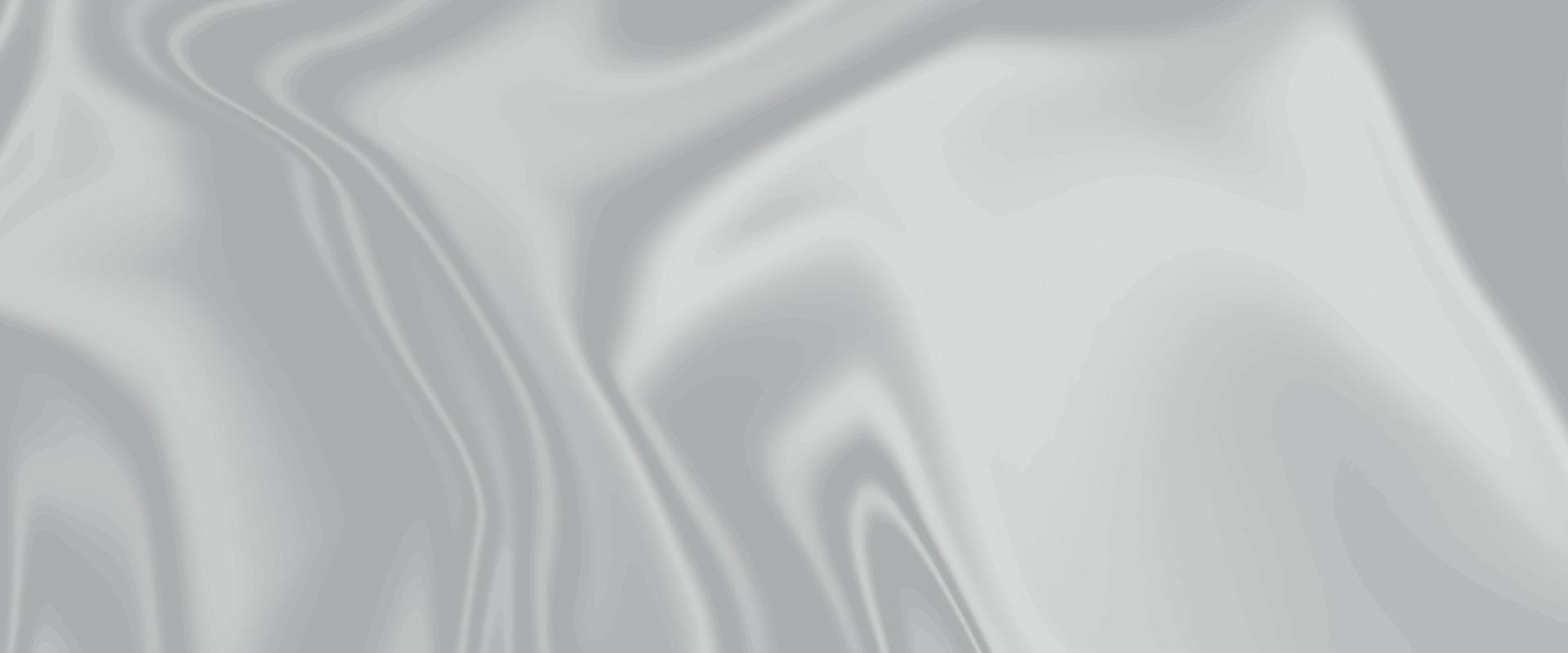 línea de curva líquida abstracta que fluye en gris plateado negro metálico. patrón brillante texturas de fondo frescas. hermoso dibujo con los divorcios y lineas onduladas en tonos grises. hermoso marmoleado. mármol vector