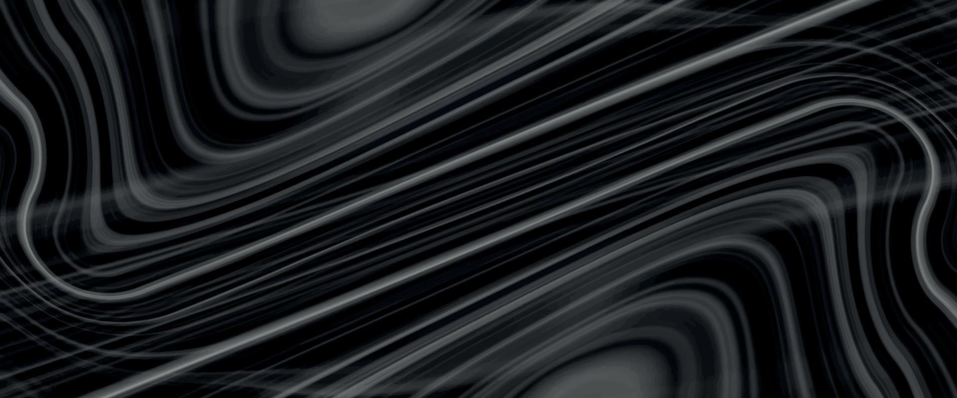 Beautiful drawing with the divorces and wavy lines in gray tones. Silver liquid texture. Silver metallic surface. Abstract silver marble texture. Abstract black, gray marble background. Fancy liquify vector