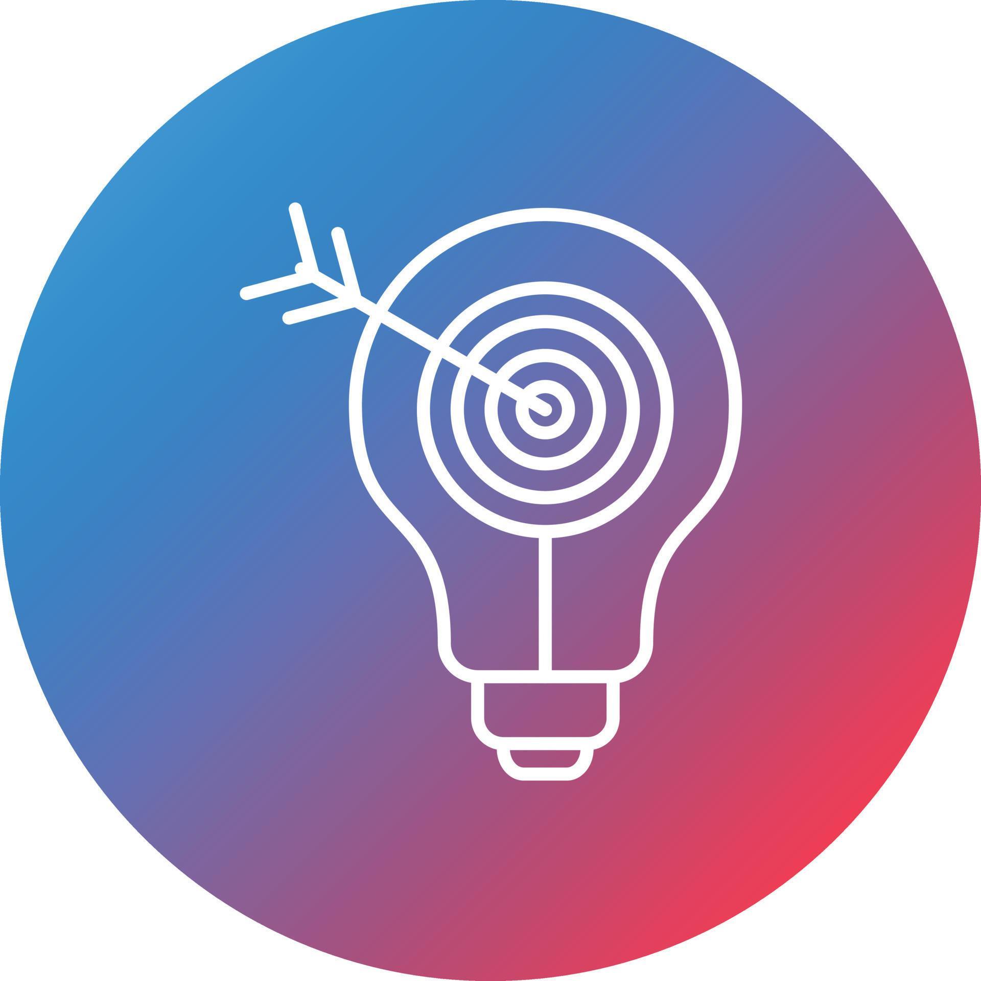 Problem Solving Line Gradient Circle Background Icon 16830143 Vector ...