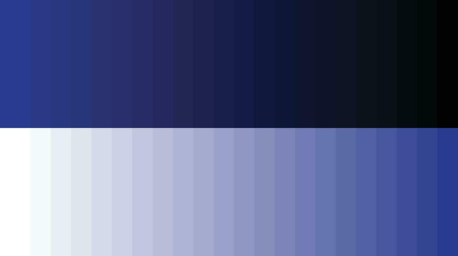 Color palette blue vector