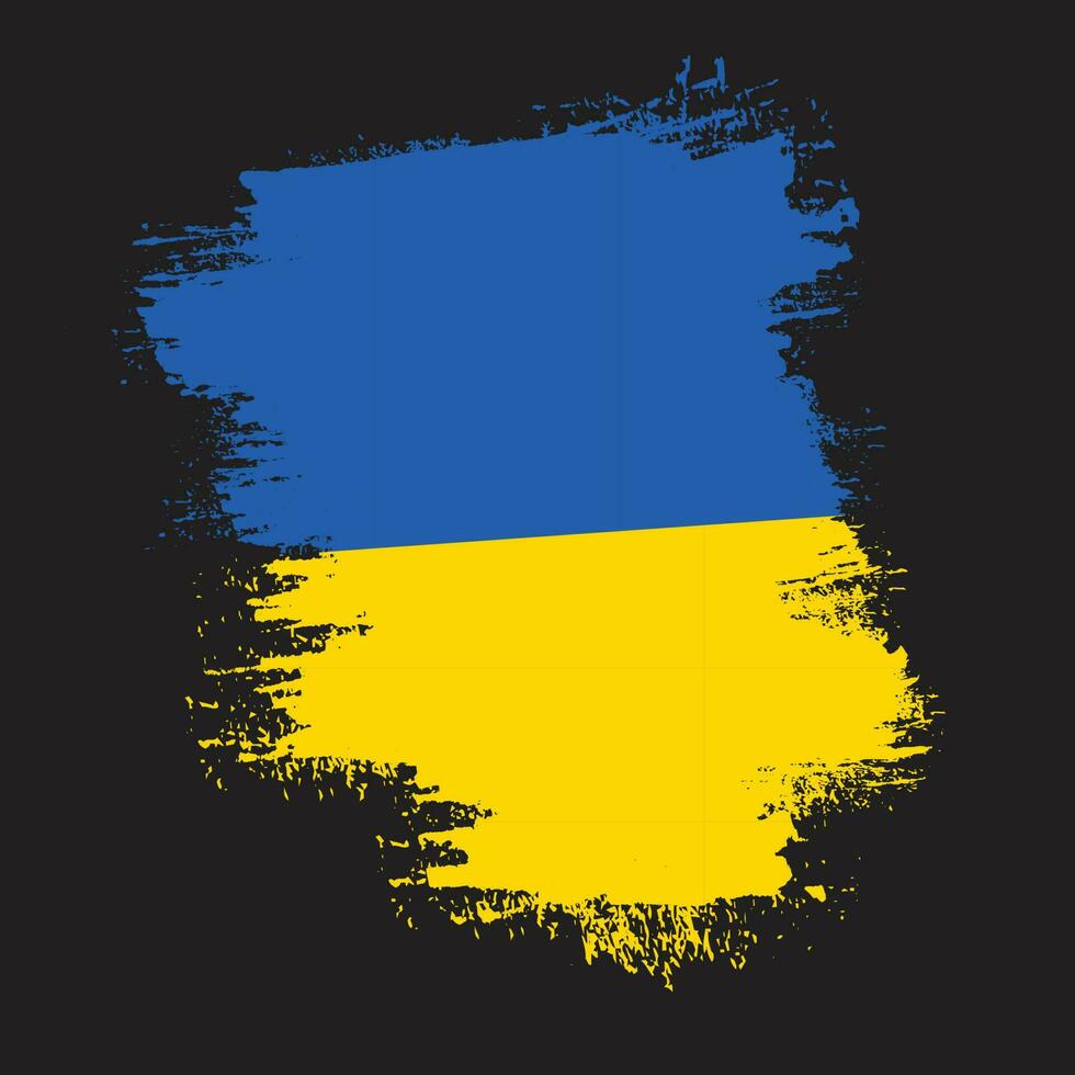 New colorful abstract Ukraine flag vector