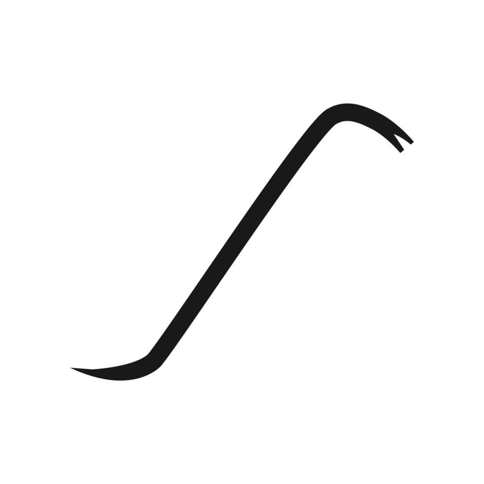 Crowbar iconvektor illustrtation design vector