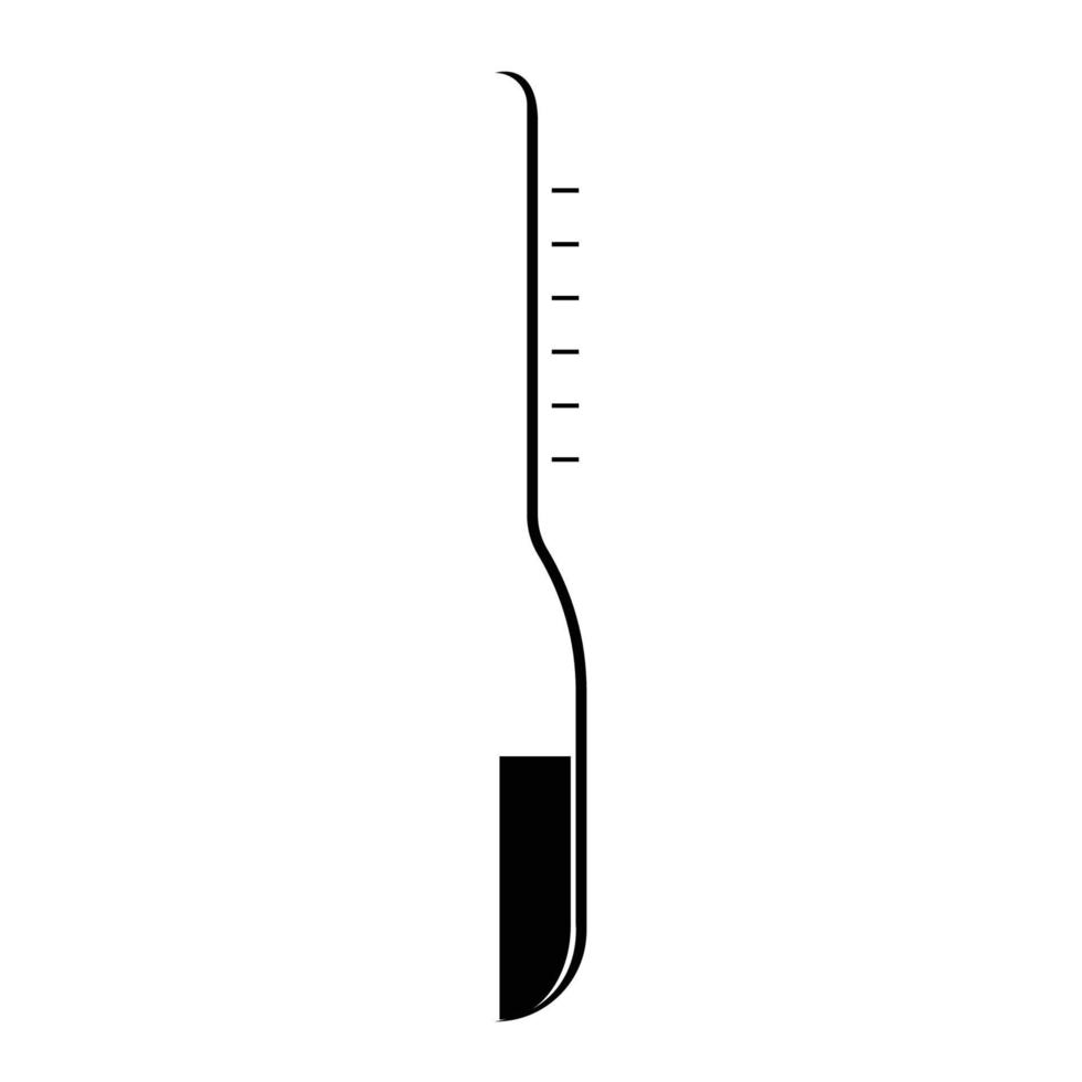 simple hydrometer logo illustration design vector