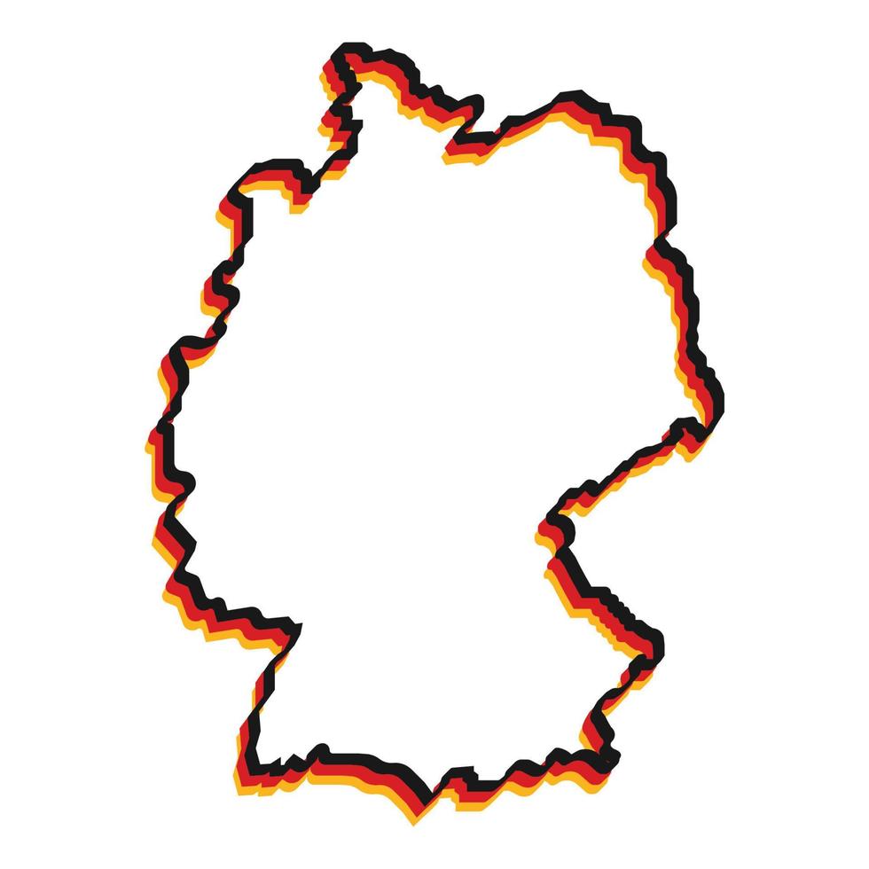 german map logo vector