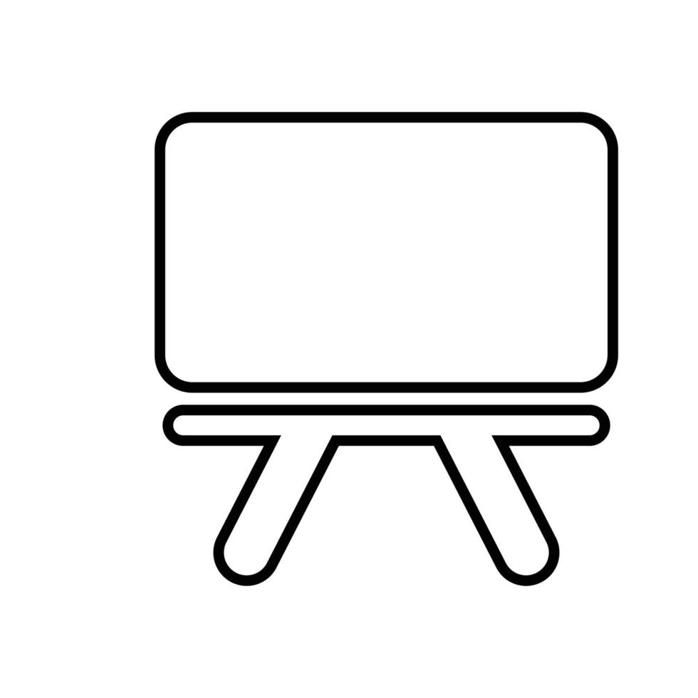 vector school chalk board icon