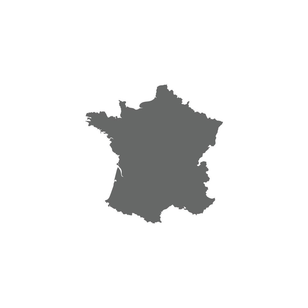 france map logo illustration design vector