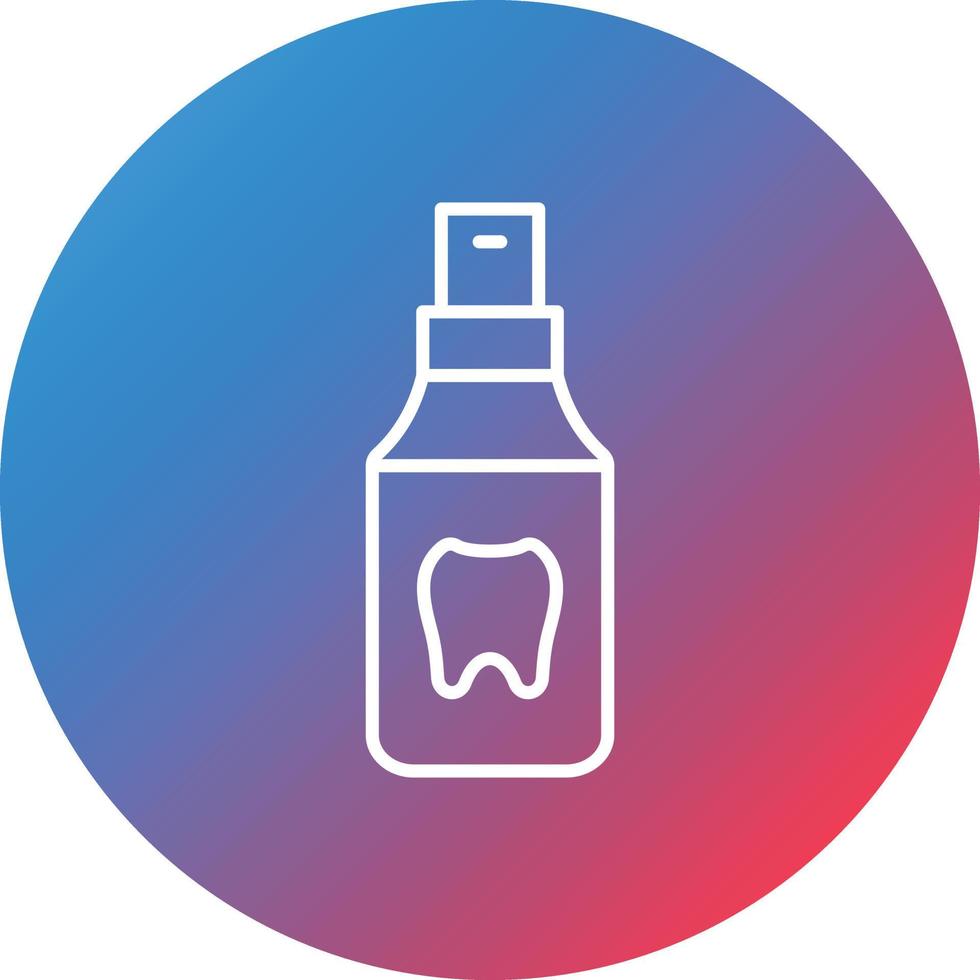 Freshener Line Gradient Circle Background Icon vector