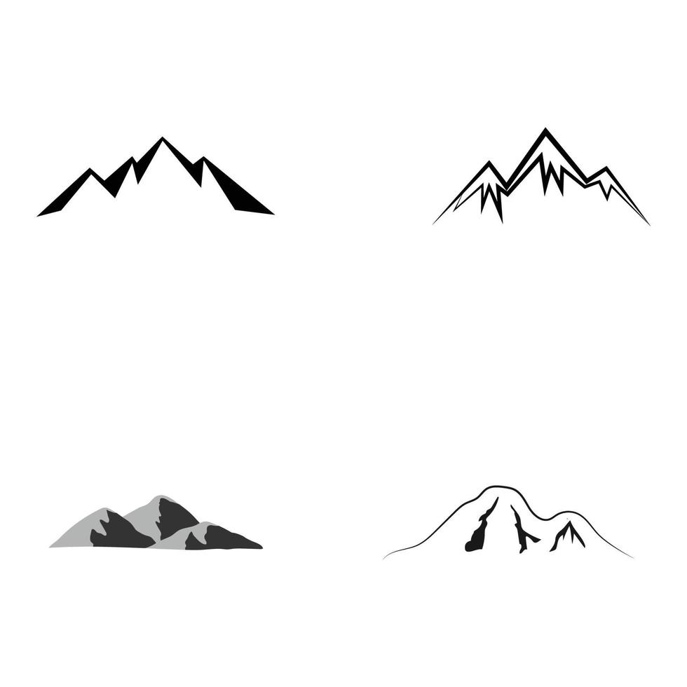 vector de icono de montaña