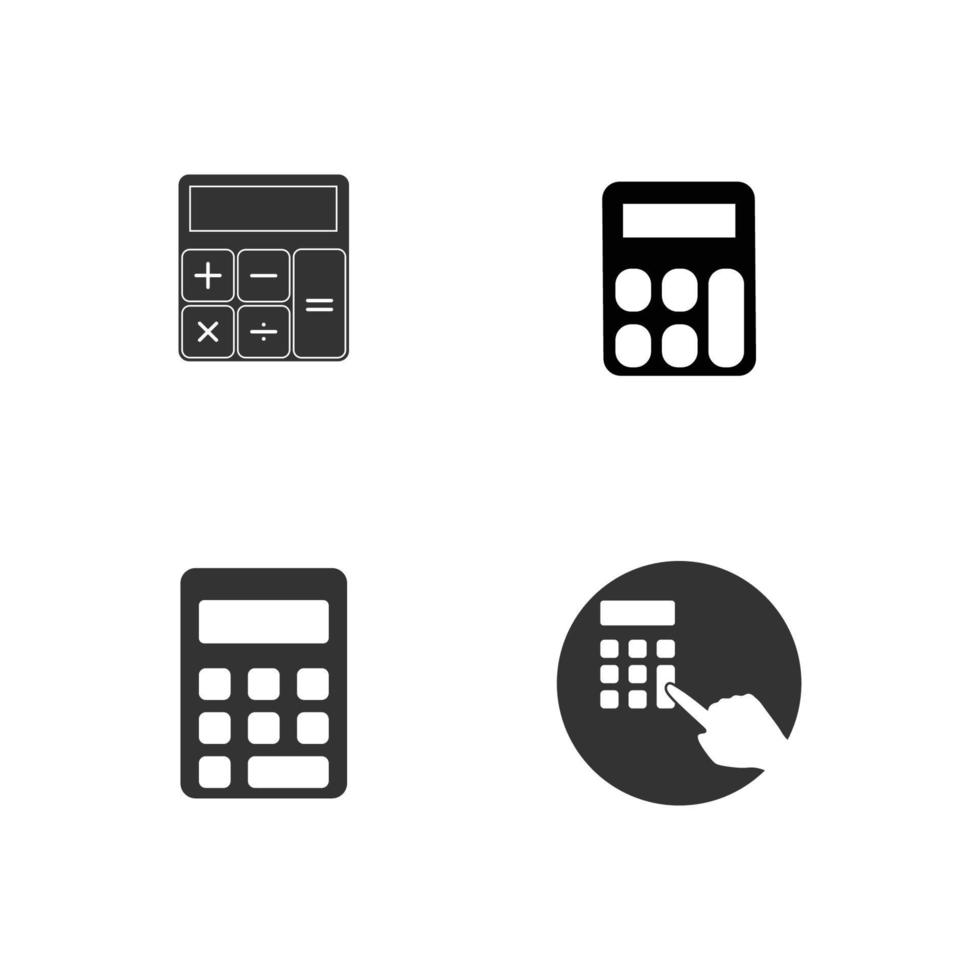simple calculator icon illustration design vector