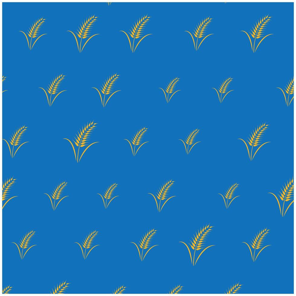 scattered wheat logo background vector