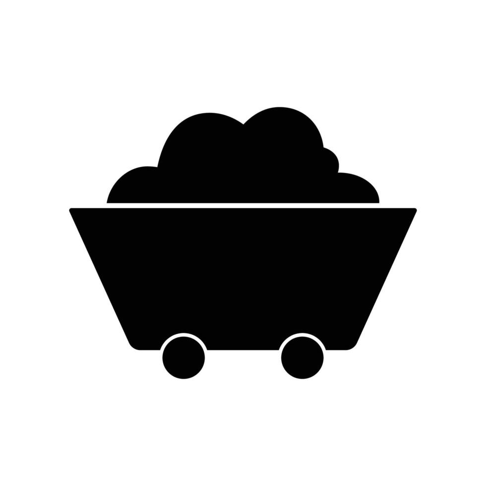 coal mining icon vector