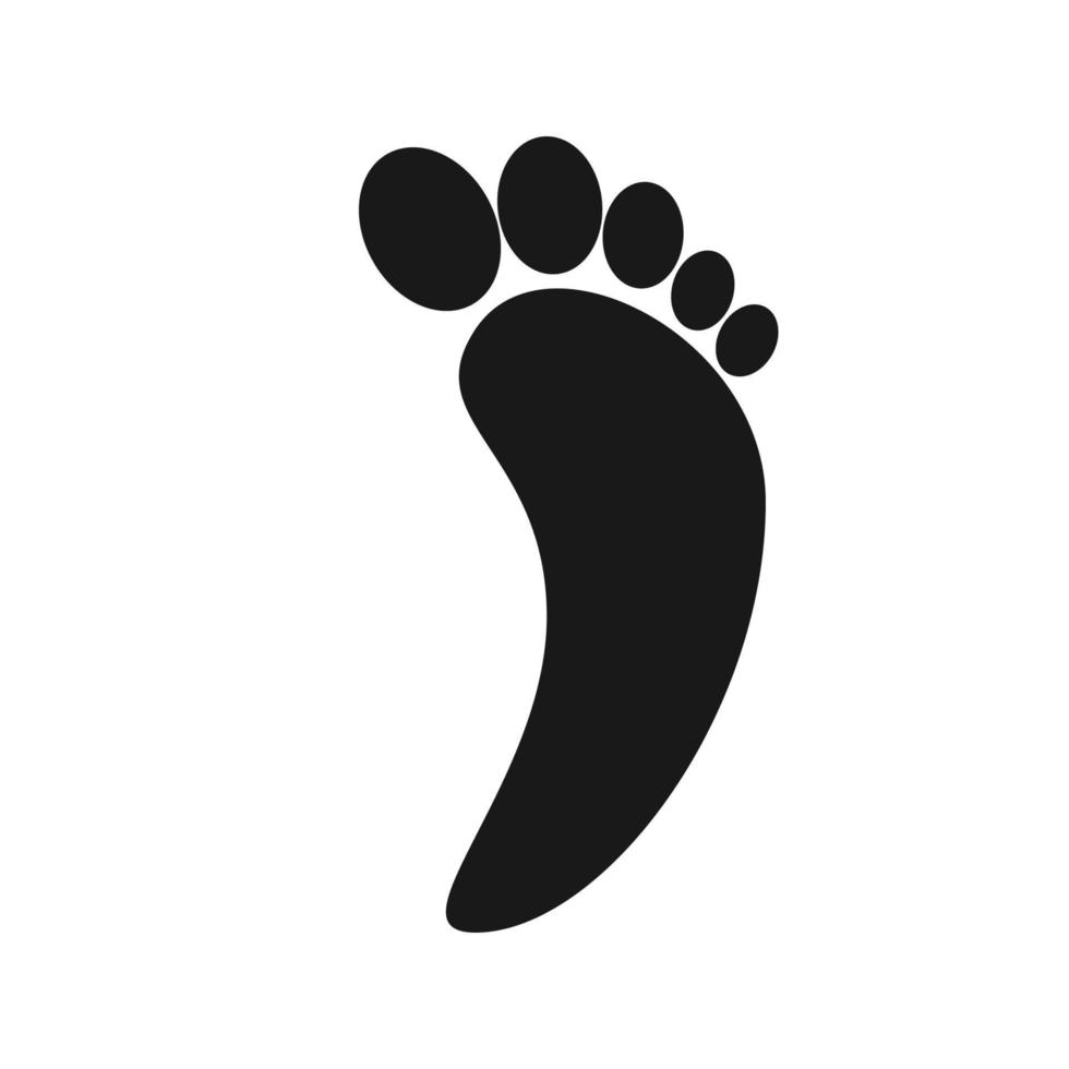 human footprint logo vektor vector