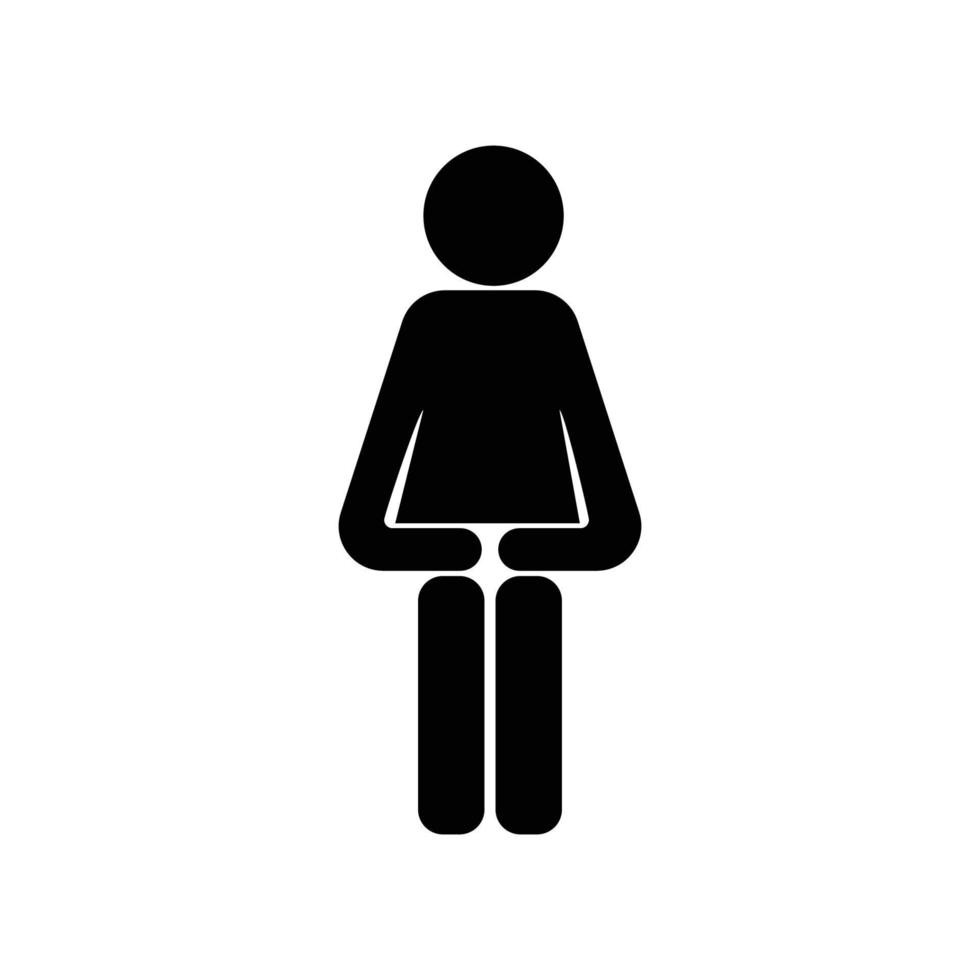 person sitting icon vector
