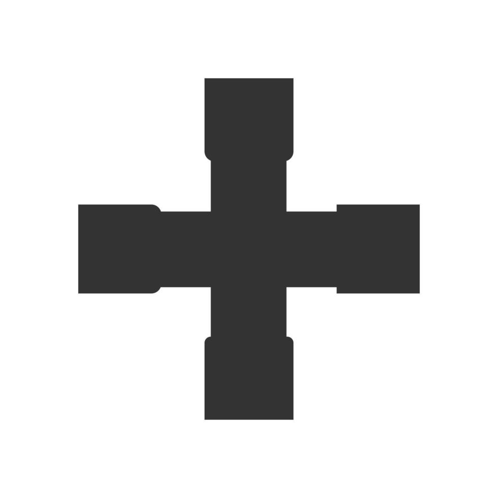 pipe connection icon illustration design vector