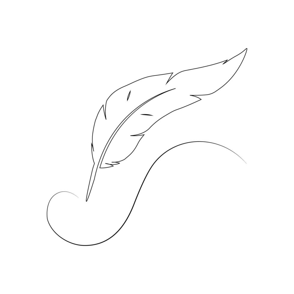 Writing Quill Feather Pen Vector