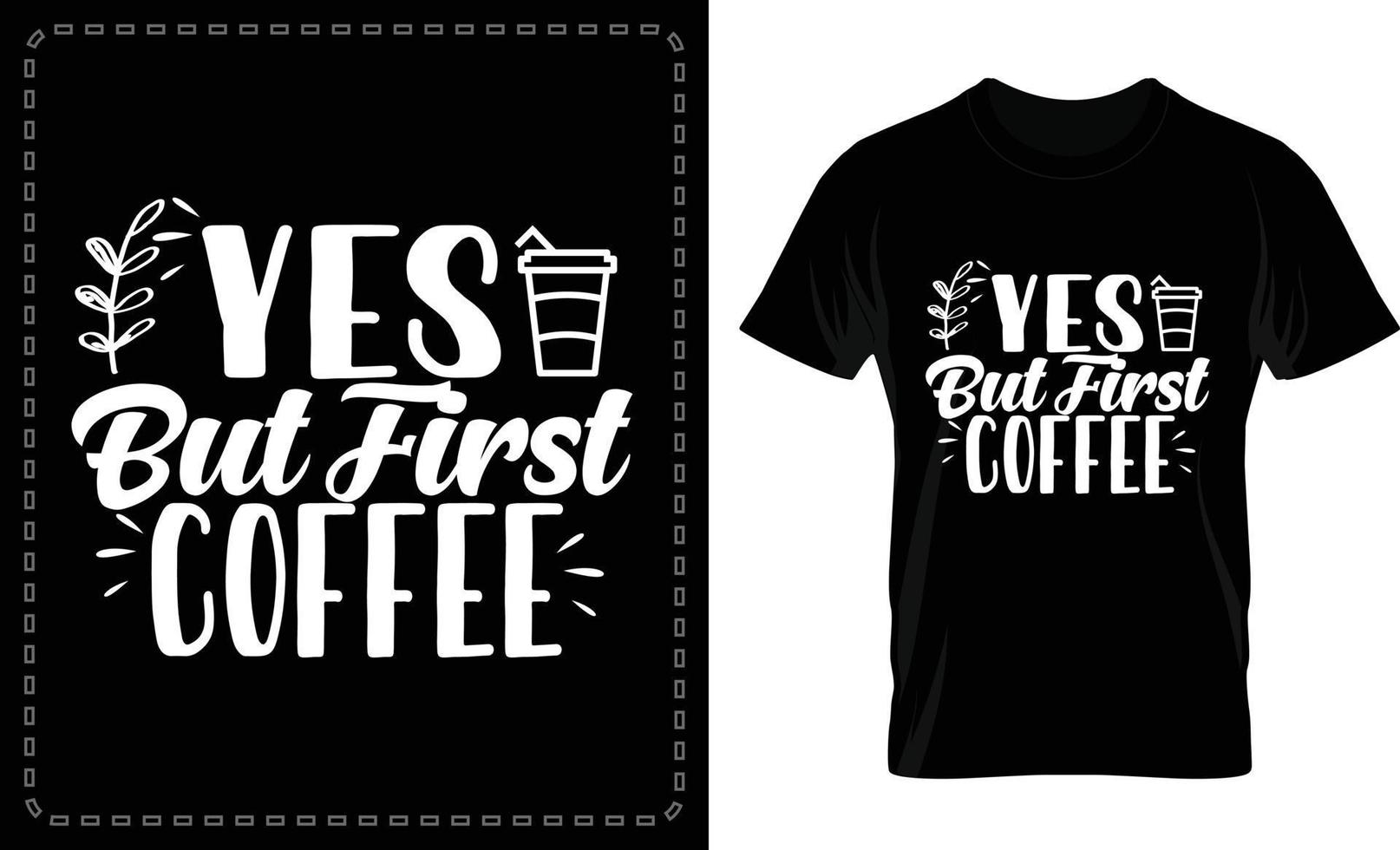 Coffee digital download file for free vector