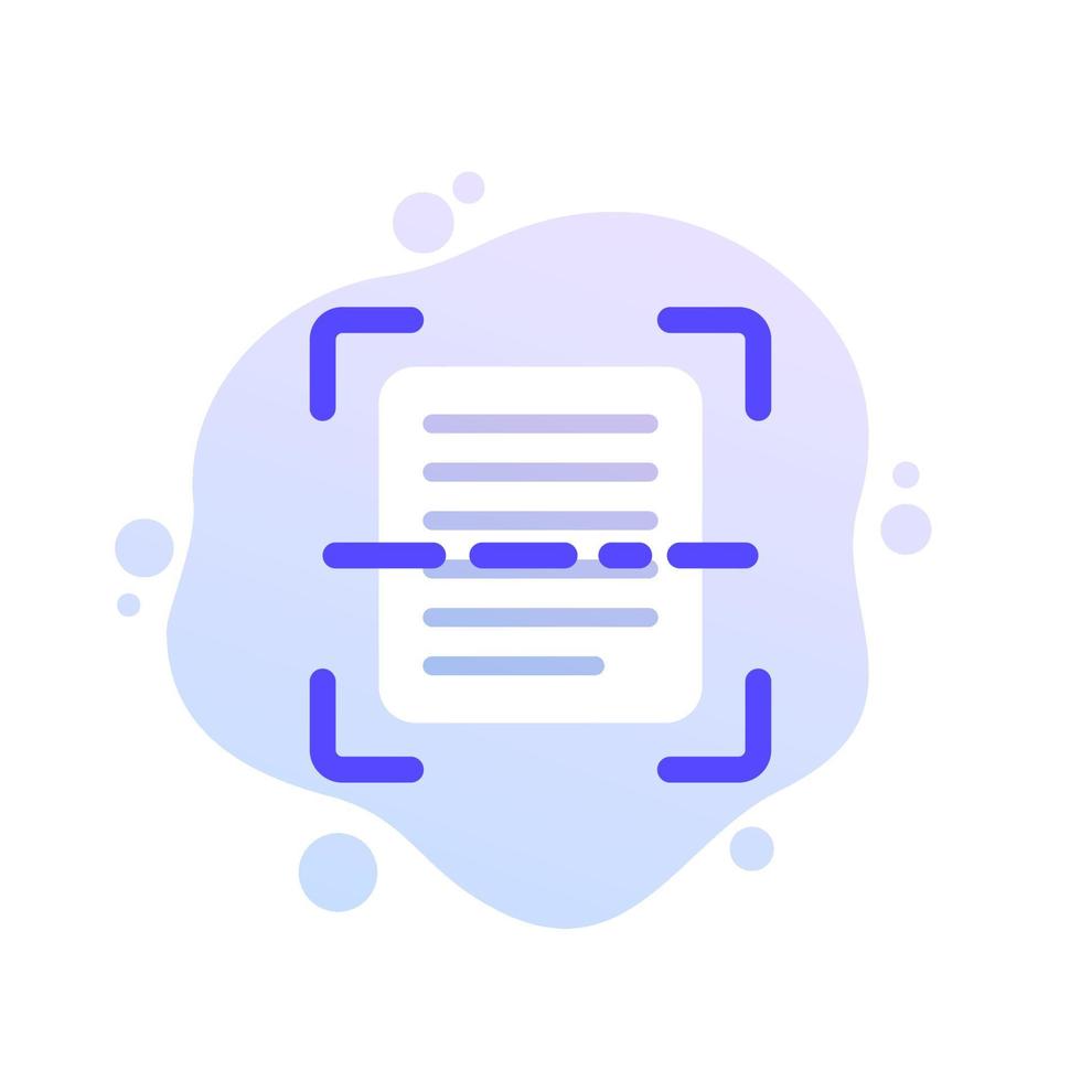 document scan icon, vector design 16831964 Vector Art at Vecteezy