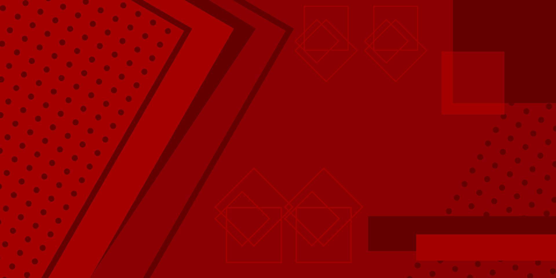 red abstract background, with solid colours theme and pattern shape vector