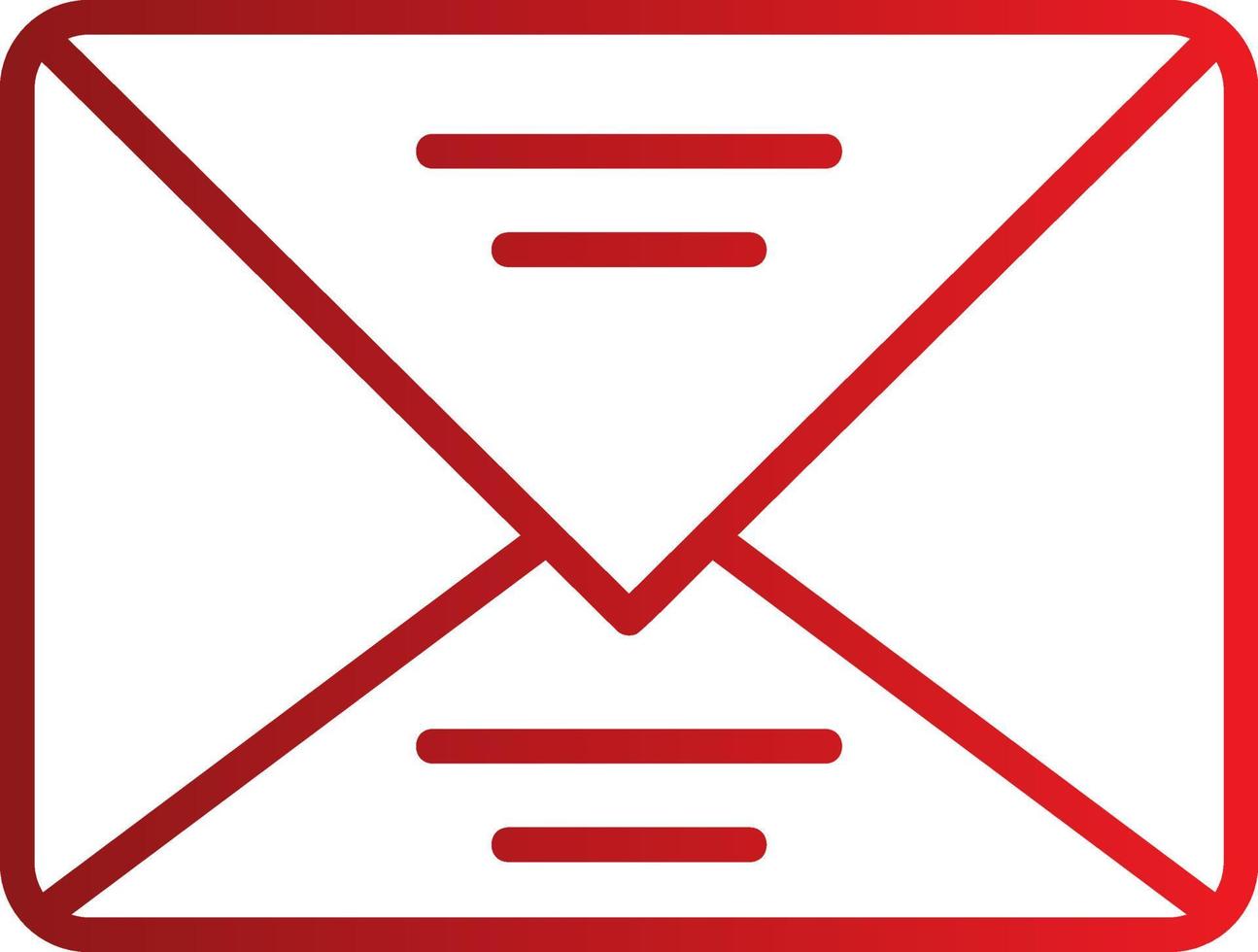 icono de vector de correo electrónico