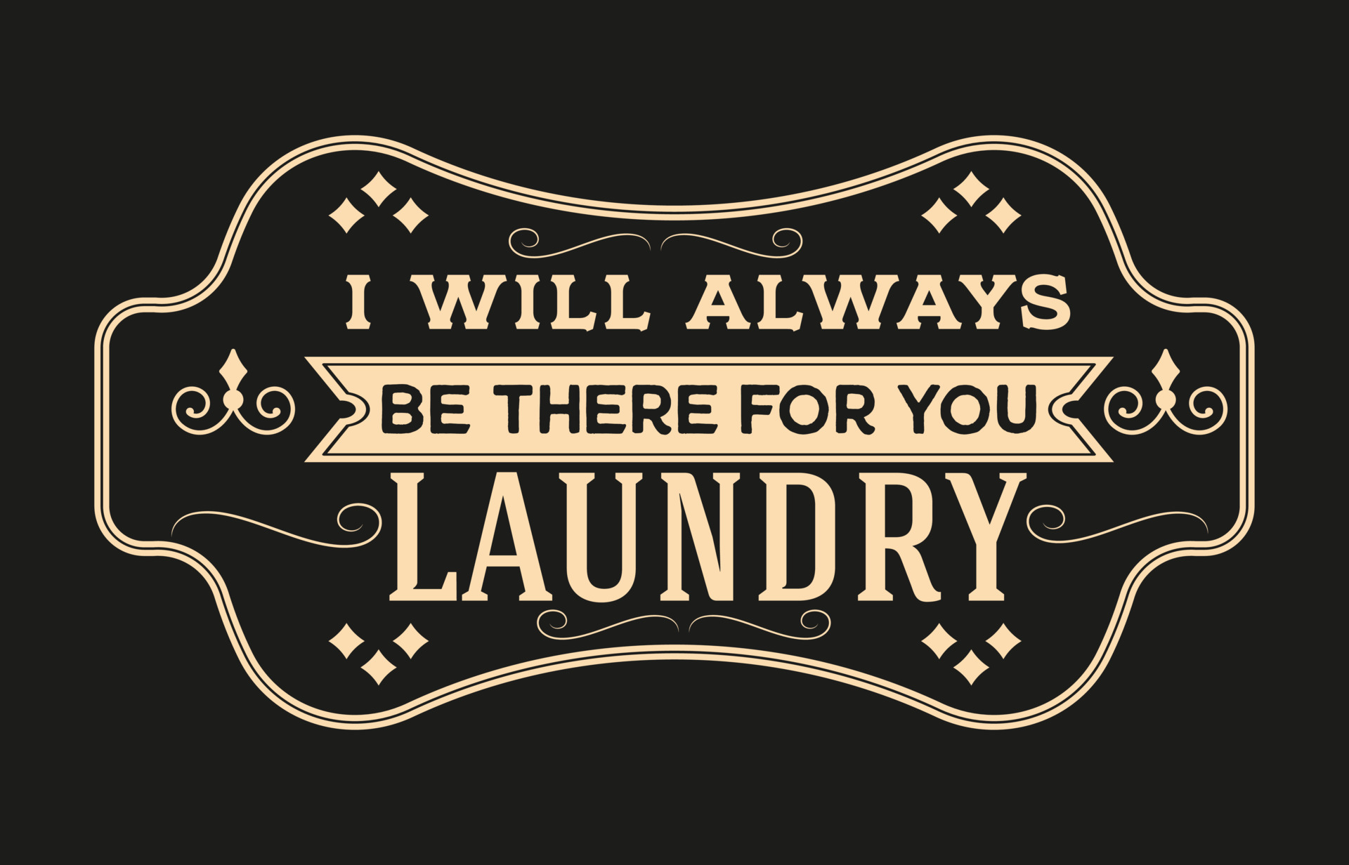 Vintage laundry sign symbols vector illustration isolated. Laundry