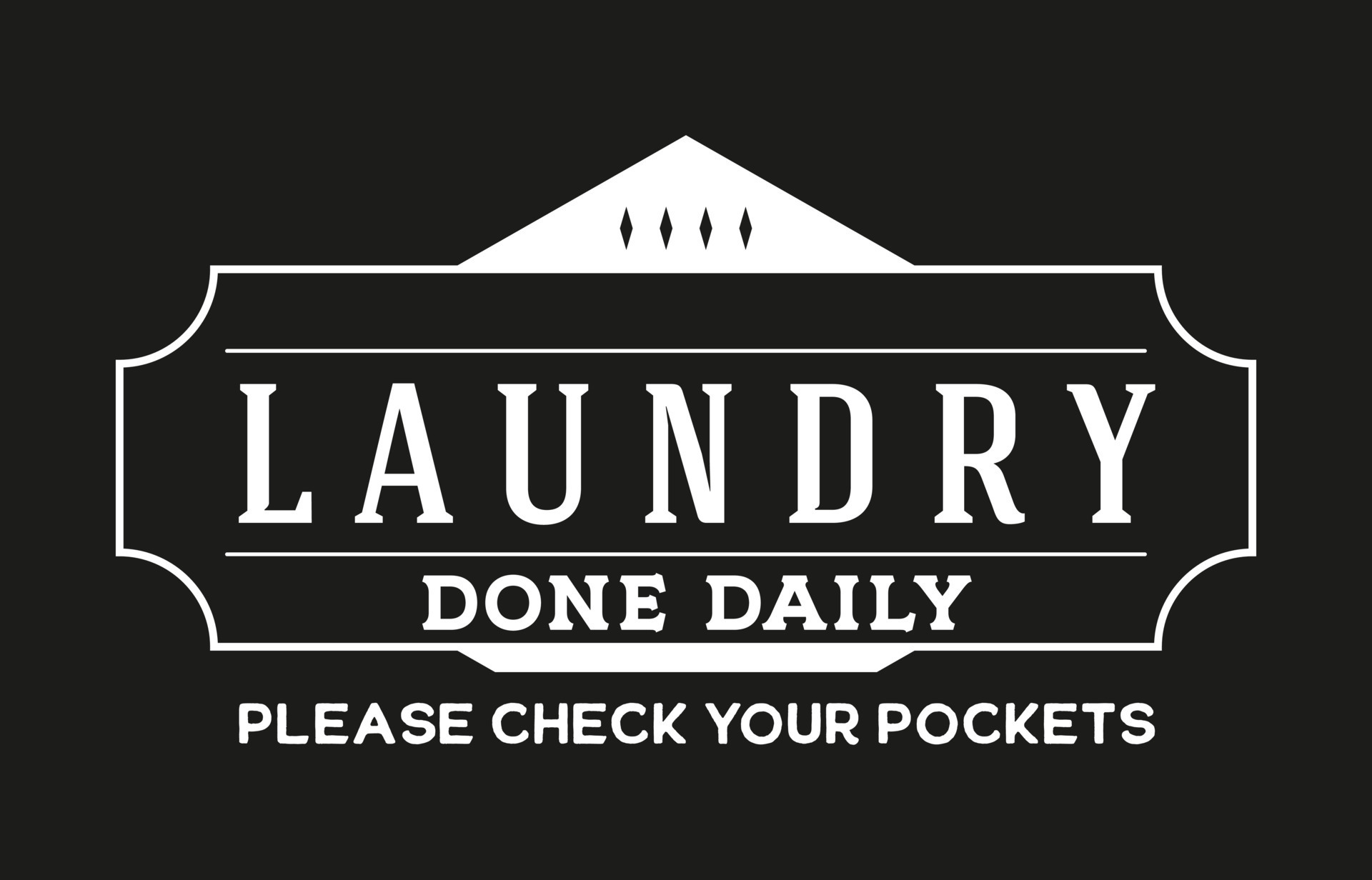 Vintage laundry sign symbols vector illustration isolated. Laundry