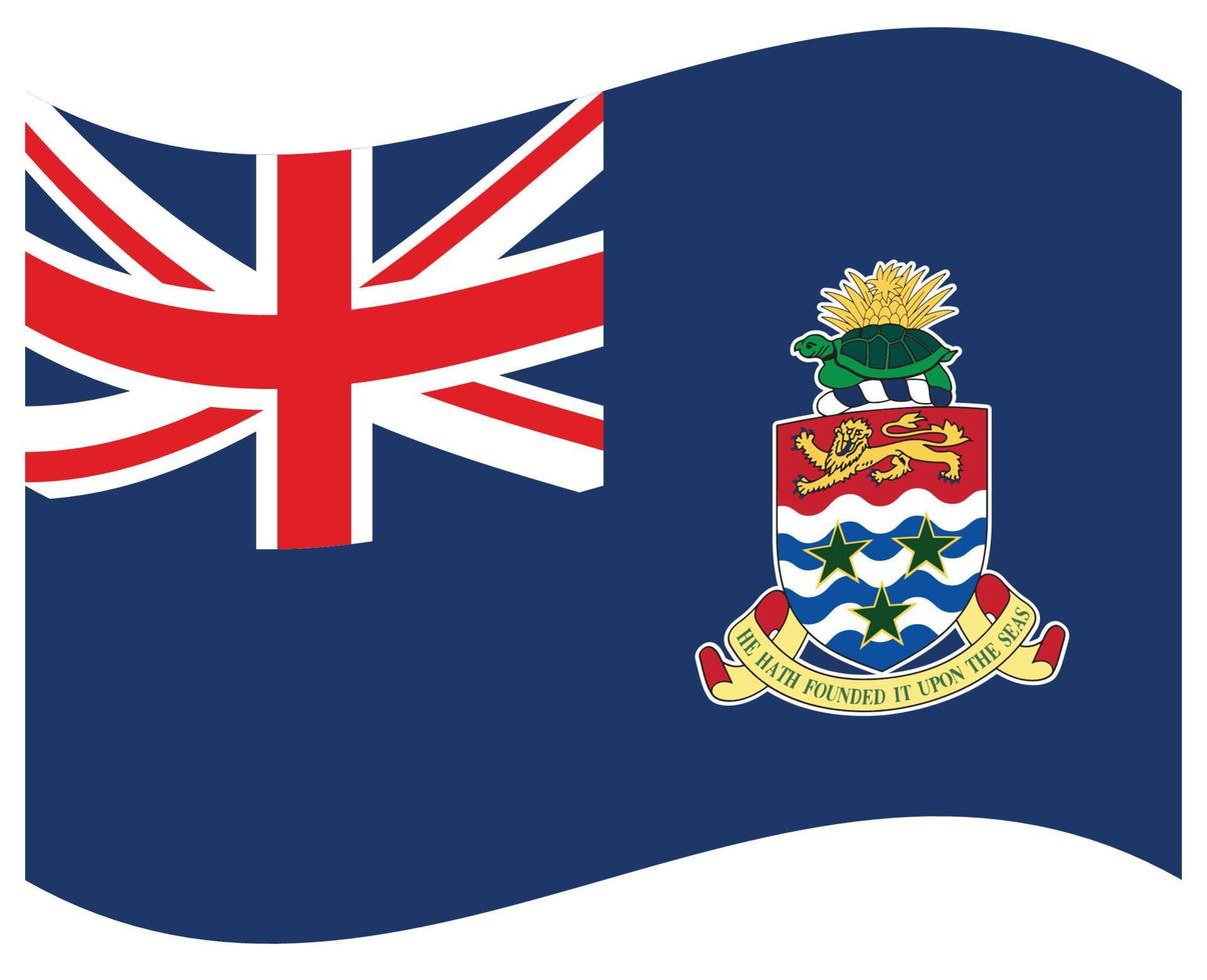 National flag of Cayman Islands - Flat color icon. vector