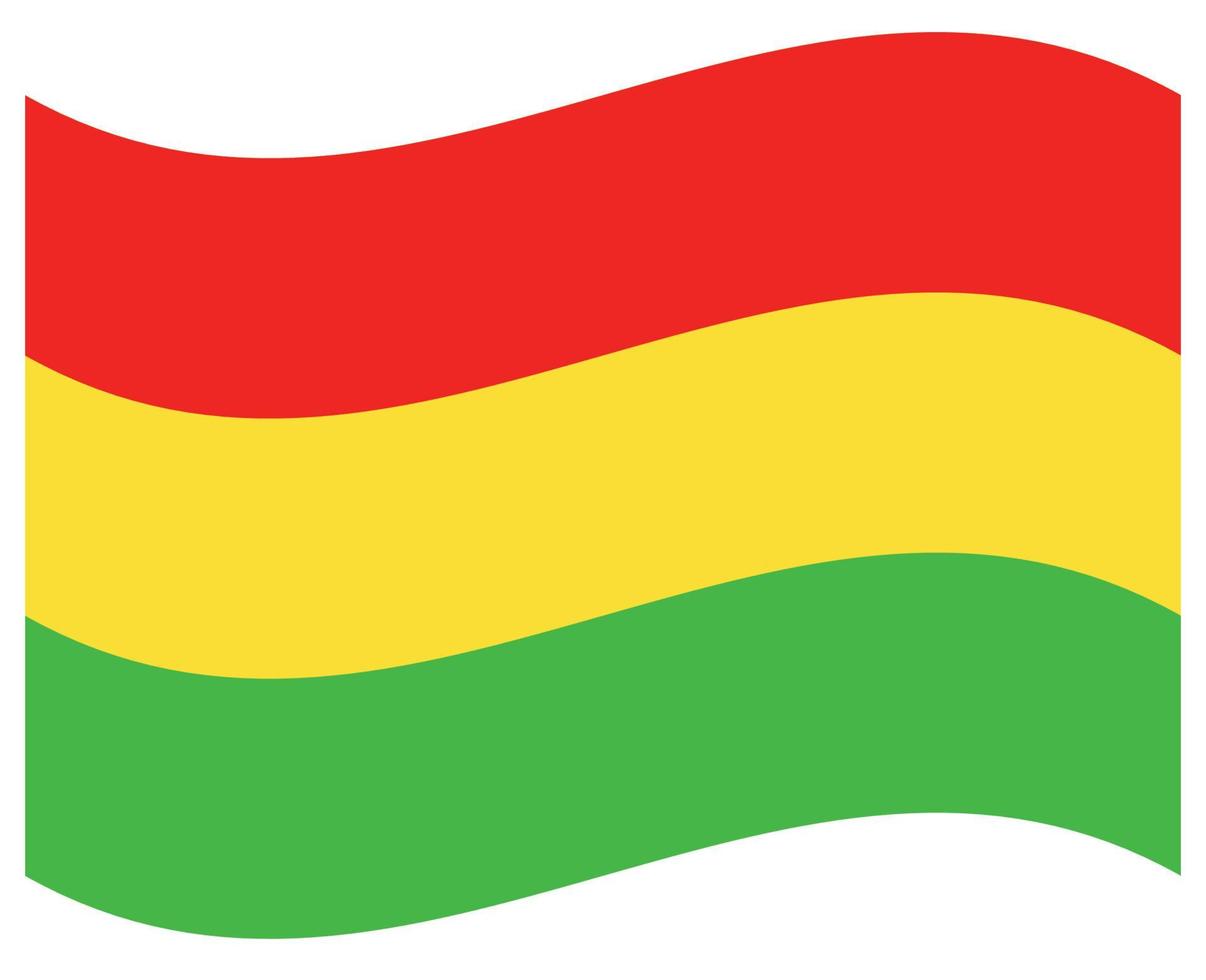 National flag of Ghana - Flat color icon. vector