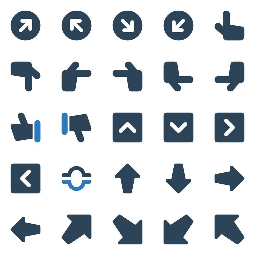 Two color icons for Sign and Symbol. vector