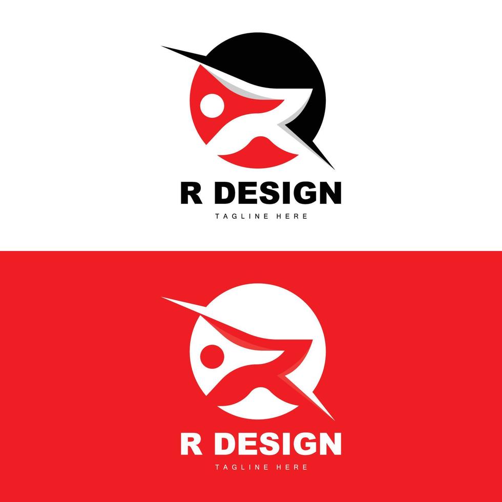 logotipo de letra r, vector alfabético, diseño inicial de logotipo de marca de producto r